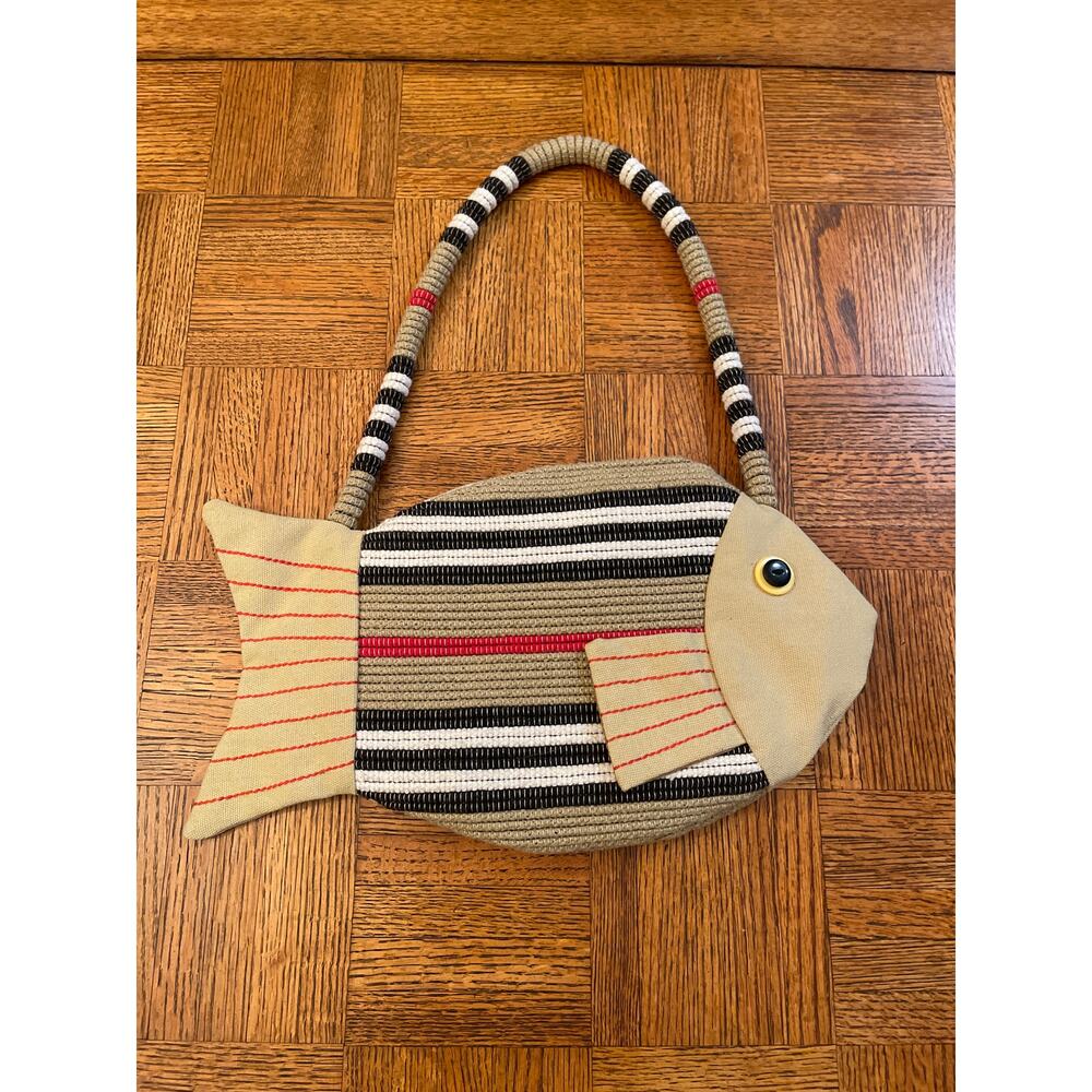 Lily handmade fish purse
